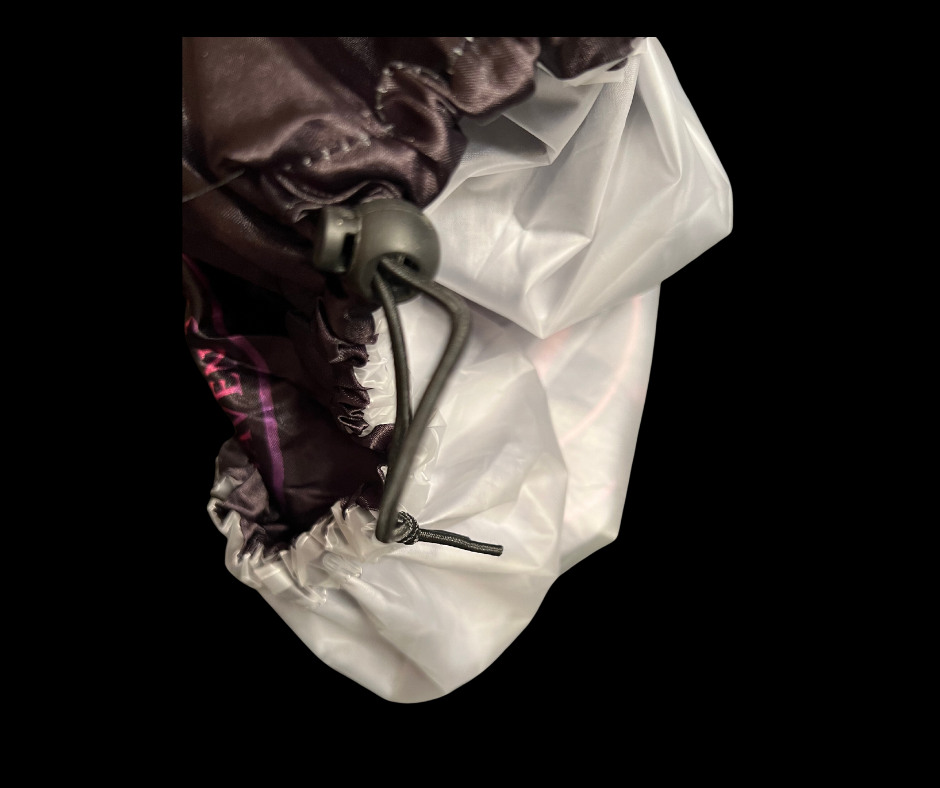 GlamGuard: Reversible Satin Bonnet/Shower Cap