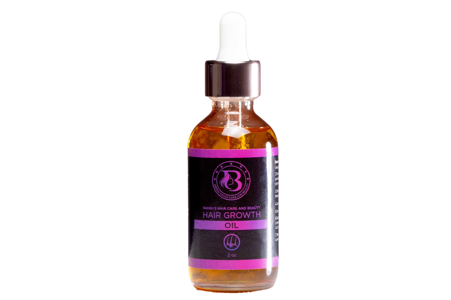 Haven's Hair Care and Beauty Hair Growth Oil