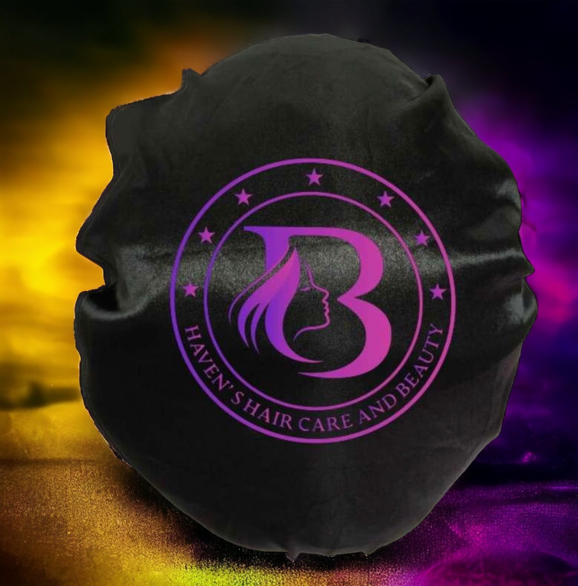 GlamGuard: Reversible Satin Bonnet/Shower Cap