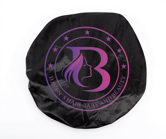 GlamGuard: Reversible Satin Bonnet/Shower Cap